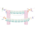 Banner Happy Birthday Meerjungfrau, 130x100cm PartyDeco 1