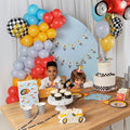 Banner Happy Birthday Pokal, 2,5 m PartyDeco 5