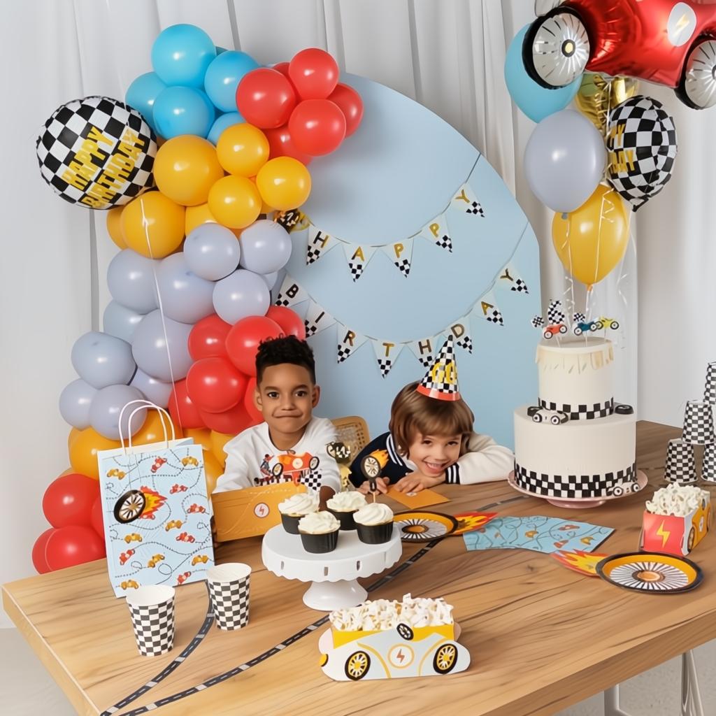 Banner Happy Birthday Pokal, 2,5 m PartyDeco 5