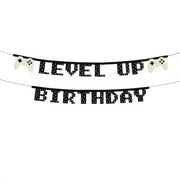 Banner Level Up, 2,5 m PartyDeco 1