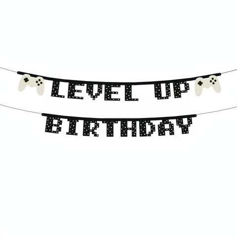 Banner Level Up, 2,5 m PartyDeco 1