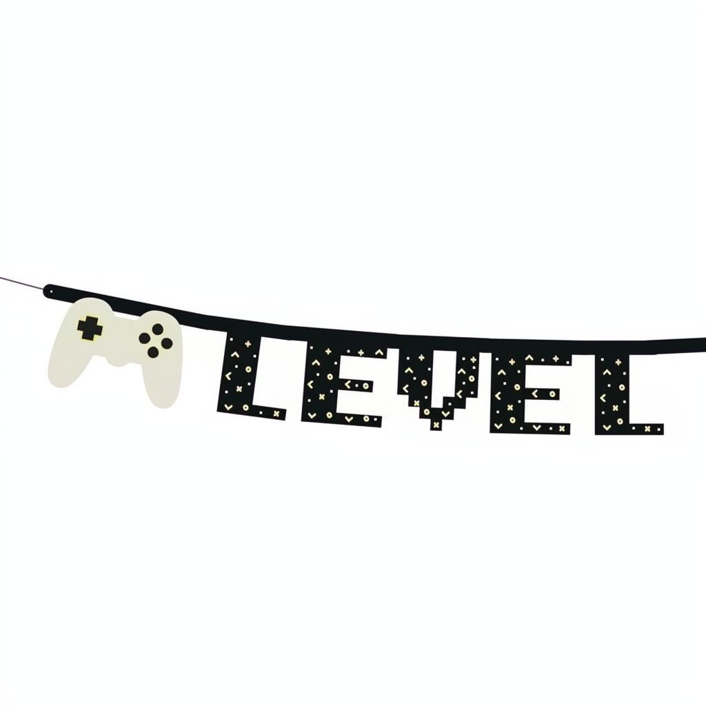 Banner Level Up, 2,5 m PartyDeco 2