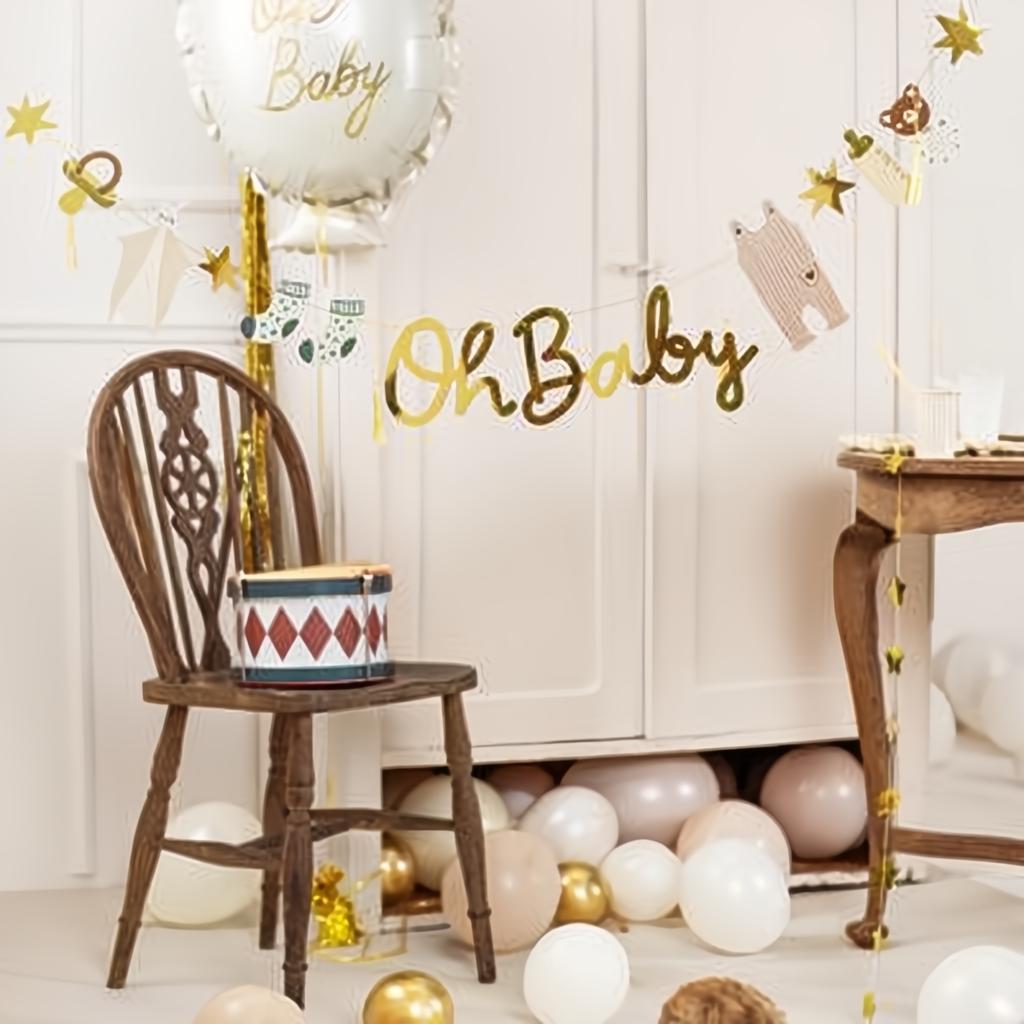 Banner Oh baby, 2.5 m PartyDeco 3