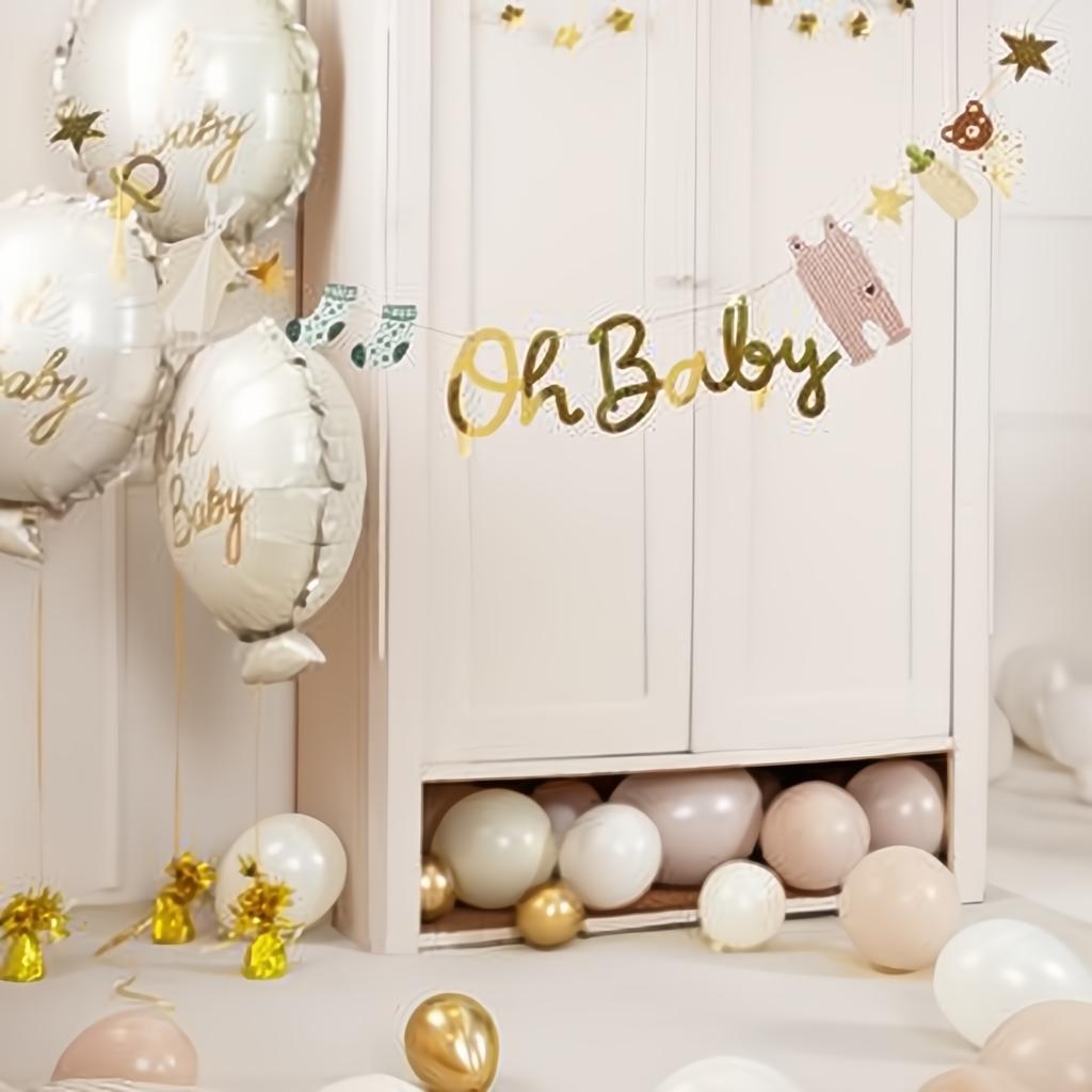 Banner Oh baby, 2.5 m PartyDeco 4