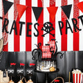 Banner Piraten - Pirates Party, schwarz, 14x100cm PartyDeco 3