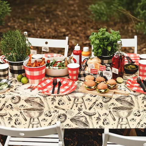 BBQ Servietten, 33x33 cm PartyDeco 5