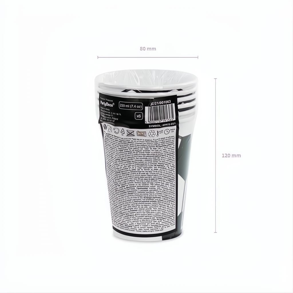Becher Ball, 260 ml PartyDeco 8