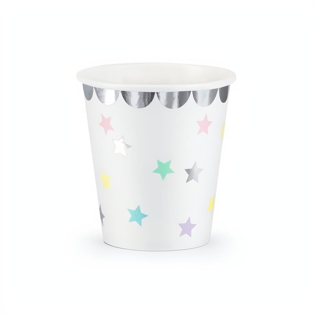Becher Einhorn - Sterne, 180 ml PartyDeco 1