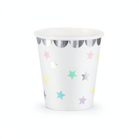 Becher Einhorn - Sterne, 180 ml PartyDeco 1
