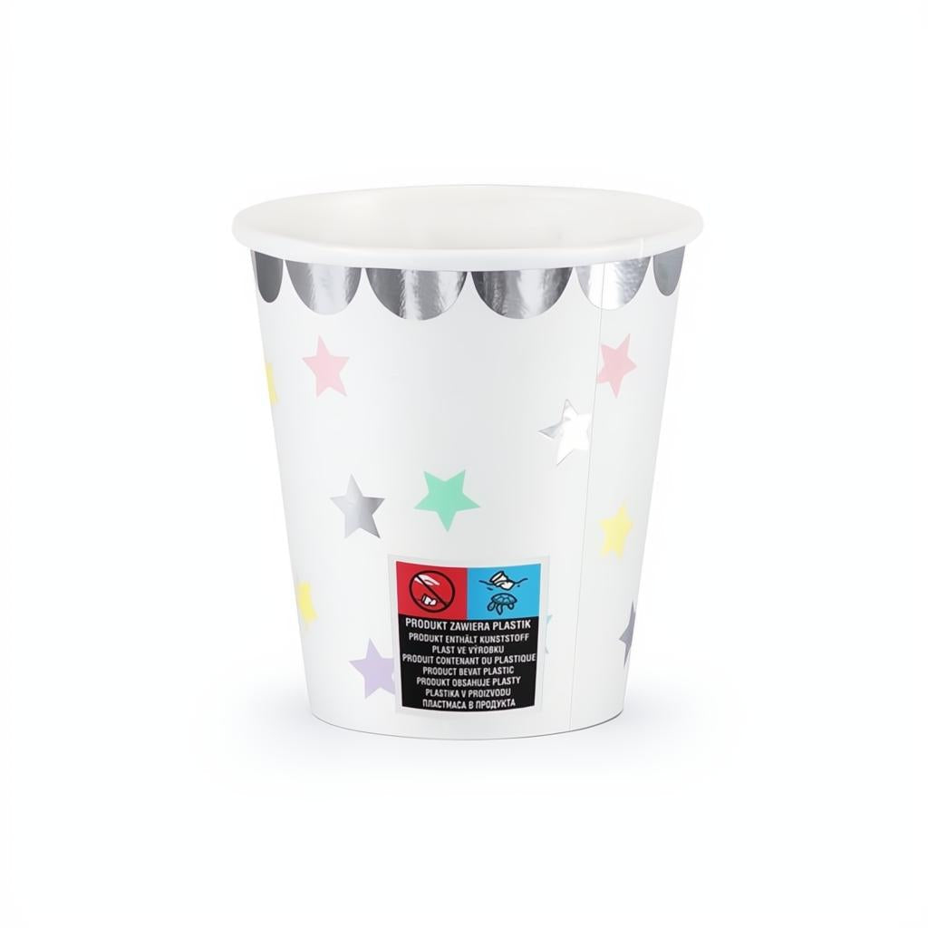 Becher Einhorn - Sterne, 180 ml PartyDeco 2
