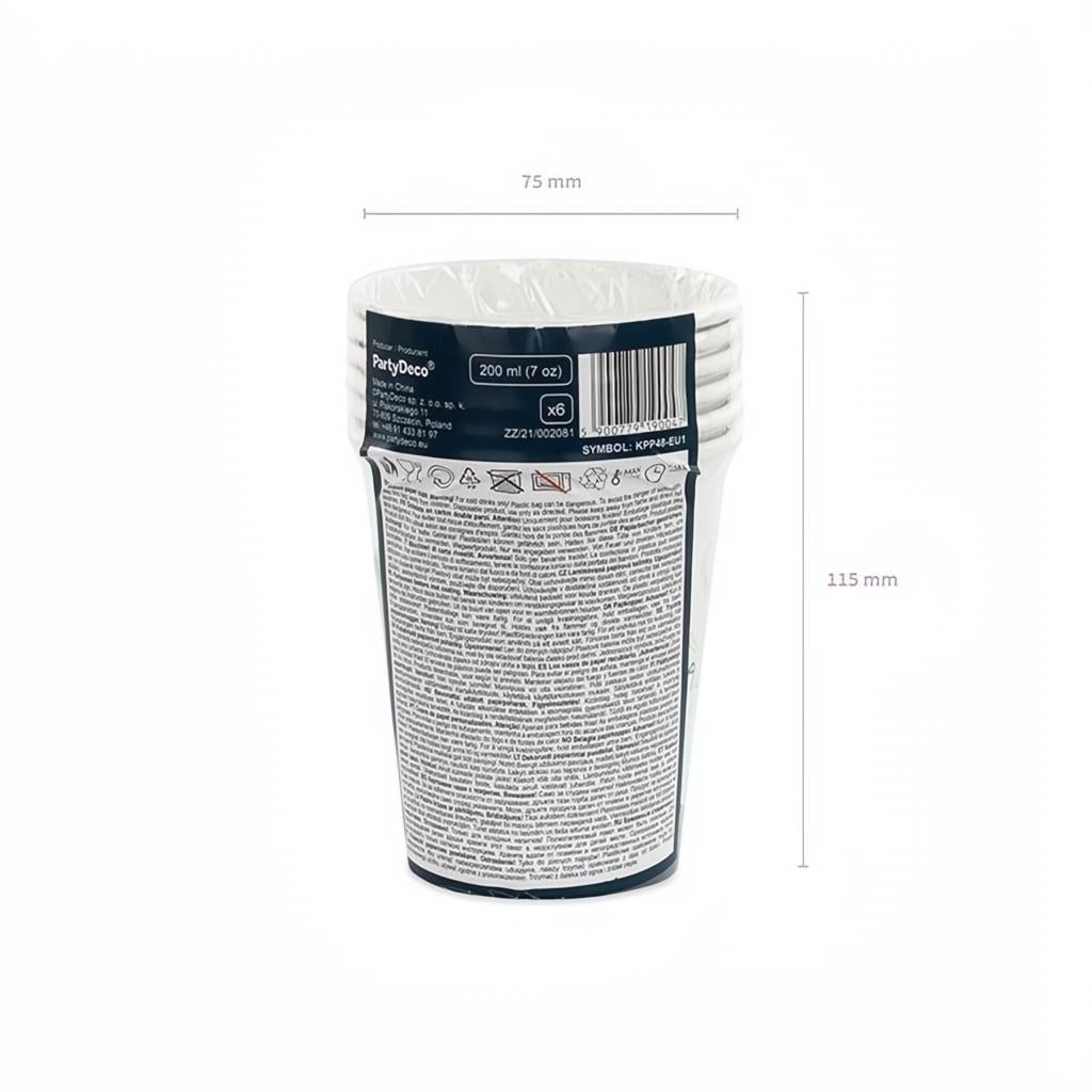 Becher Kosmos, 200ml PartyDeco 6