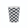 Becher Zielflagge, 220 ml PartyDeco 1