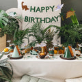 Bechermanschetten Dinosaurier, Mischung PartyDeco 3