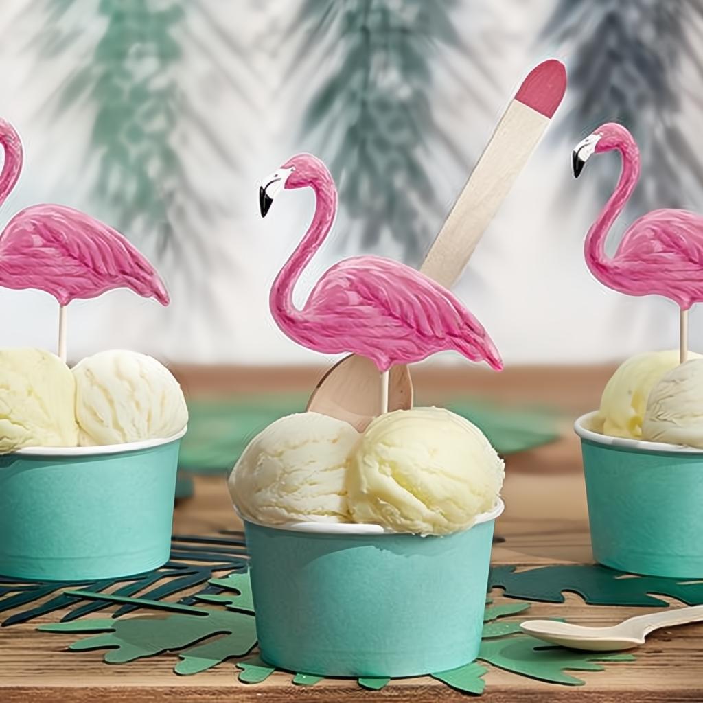 Caketopper Aloha - Flamingos, 15-23,5cm PartyDeco 3