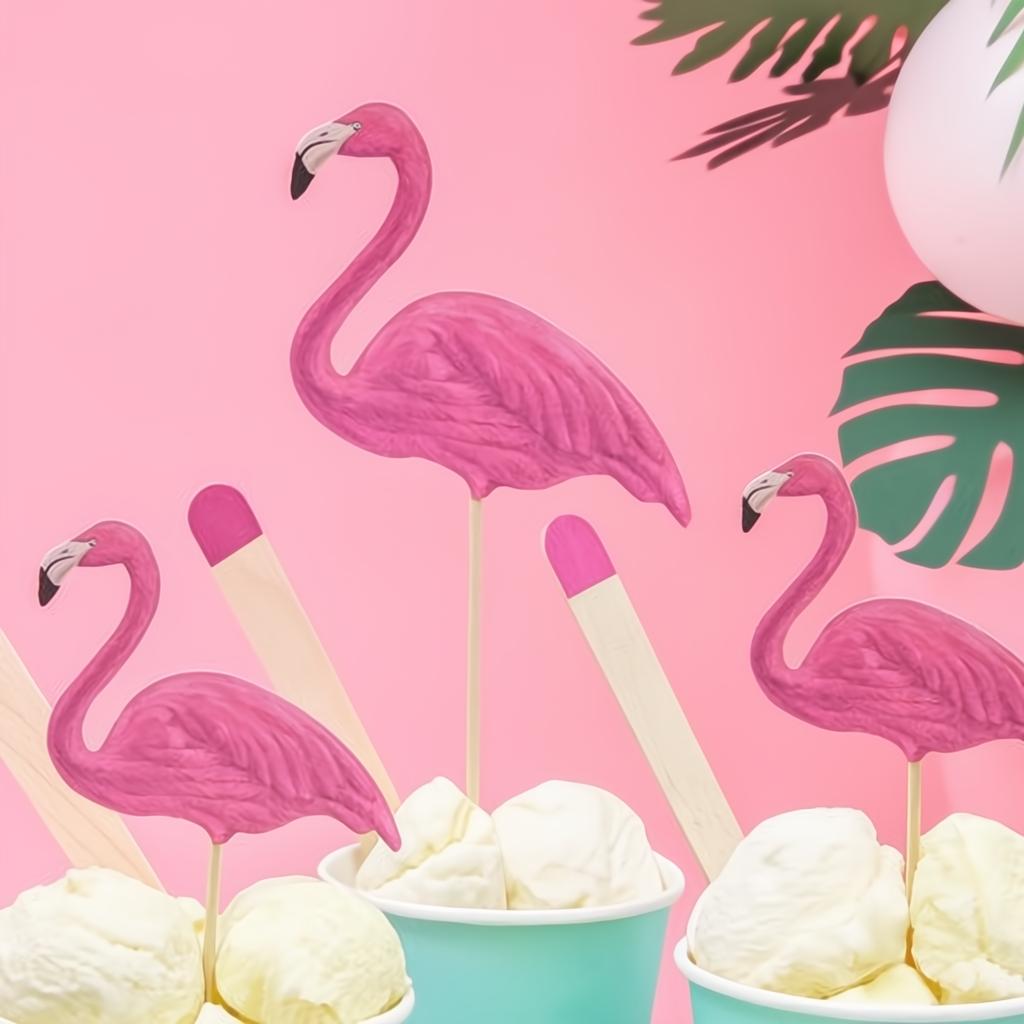 Caketopper Aloha - Flamingos, 15-23,5cm PartyDeco 5