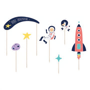 Caketopper Kosmos, 9,5-24,5cm PartyDeco 1