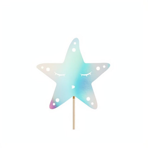 Caketopper Meerjungfrau, schillernd, 24,5cm PartyDeco 2