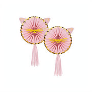 Deko-Rosetten Katzen, 26 cm PartyDeco 1