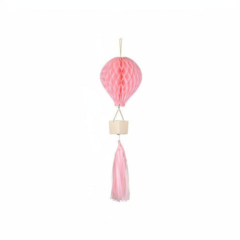 Dekoration aus Seidenpapier Ballon, rosa PartyDeco 1