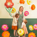Dekoration aus Seidenpapier Blumen, 35 cm PartyDeco 2