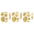 Dekorationen Aloha - tropische Blätter, gold PartyDeco 1