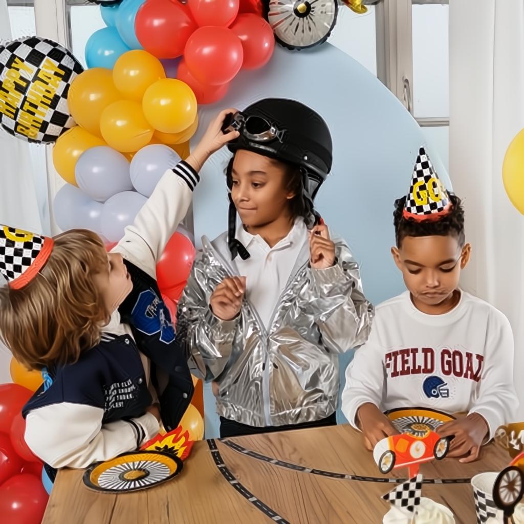 Dekorationen für Muffins - Autos, 12 cm PartyDeco 8
