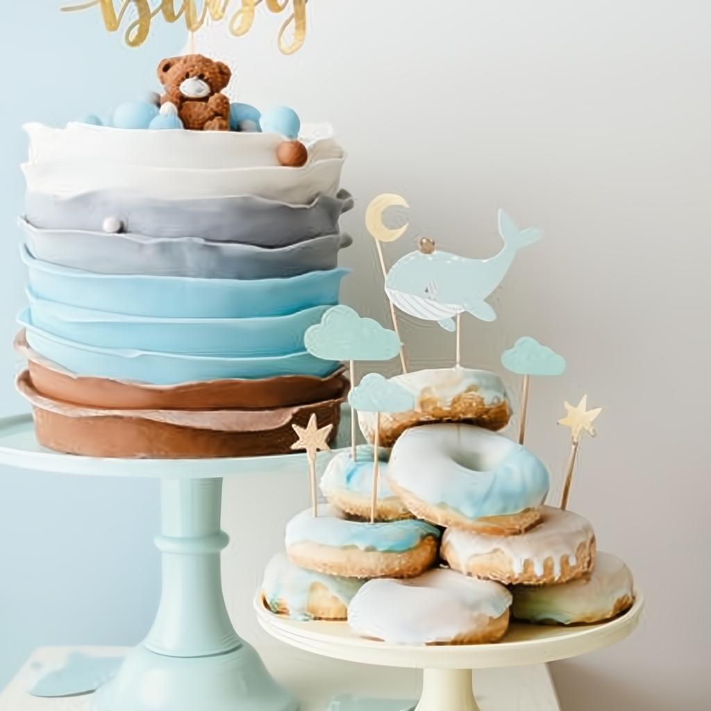 Dekorationen für Muffins - Wal, 11-13.5cm PartyDeco 3