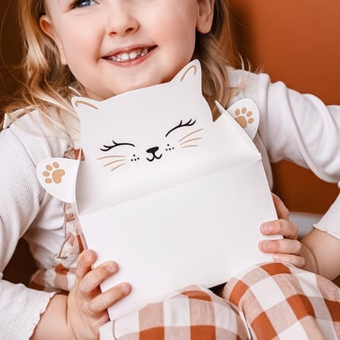 Dekorative Kuchenboxen in Katzenform PartyDeco 3