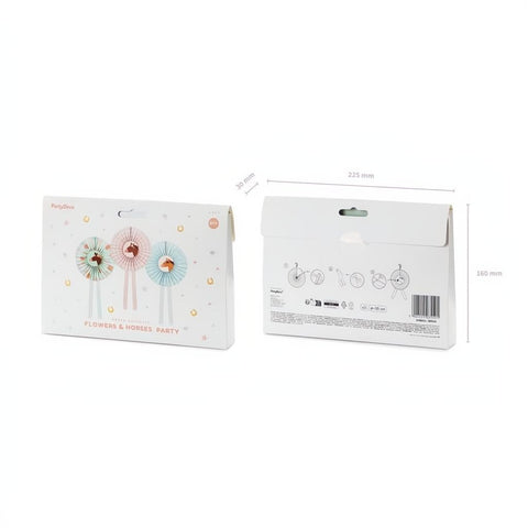 Dekorative rosetten Pferde, 35 cm PartyDeco 3