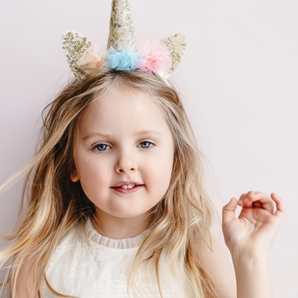 Einhornhorn-Stirnband, 26,5x17,2 cm PartyDeco 2
