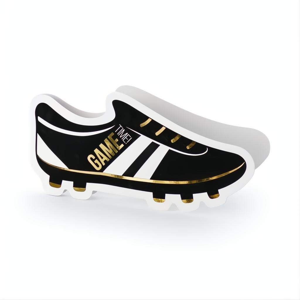 Einladungskarte Fussball 19 x 9 cm, 6 Stück PartyDeco 1