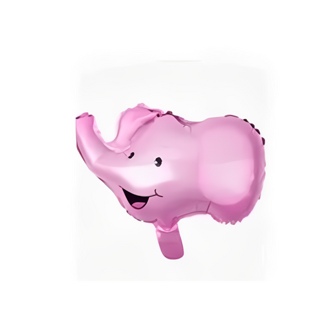 Folien Ballon Elefant Kopf Pink