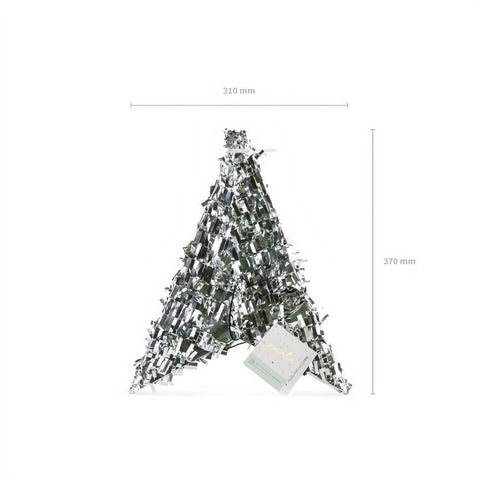 Faltbare Pinata - Stern, 68x68x30 cm, Silber PartyDeco 3