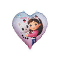 Folieballon Herz Gabby's Dollhouse, 35cm PartyDeco 1