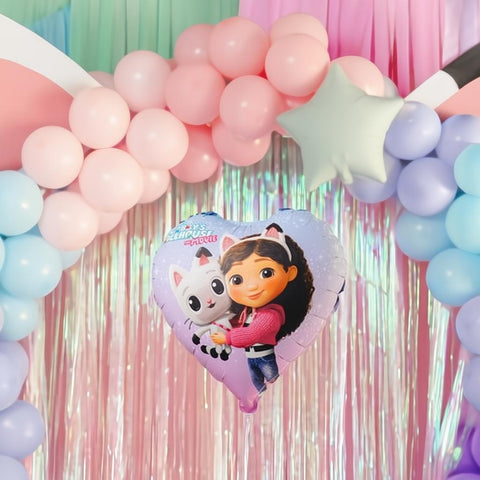 Folieballon Herz Gabby's Dollhouse, 35cm PartyDeco 2