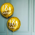 Folien-Luftballon 18th Birthday, in Goldfarbe, 45cm PartyDeco 4
