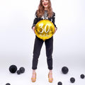 Folienballon 30th Birthday, gold, 45cm PartyDeco 2