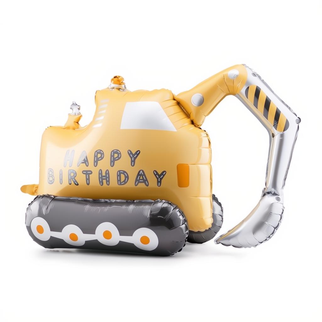 Folienballon Bagger, 49x76,5 cm PartyDeco 1