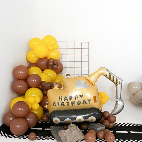 Folienballon Bagger, 49x76,5 cm PartyDeco 2