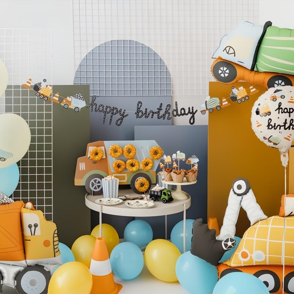 Folienballon Bagger, 93x68 cm PartyDeco 2