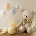 Folienballon Bär, 75x84 cm, cremefarben PartyDeco 2