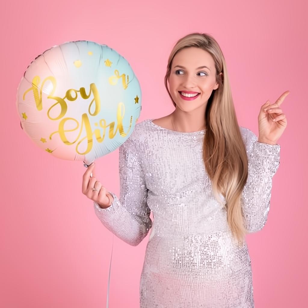 Folienballon Boy or Girl, 35cm PartyDeco 2
