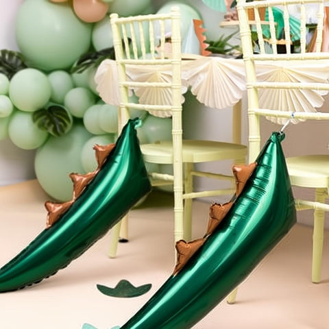 Folienballon Dinosaurierschwanz, 79x35 cm PartyDeco 1