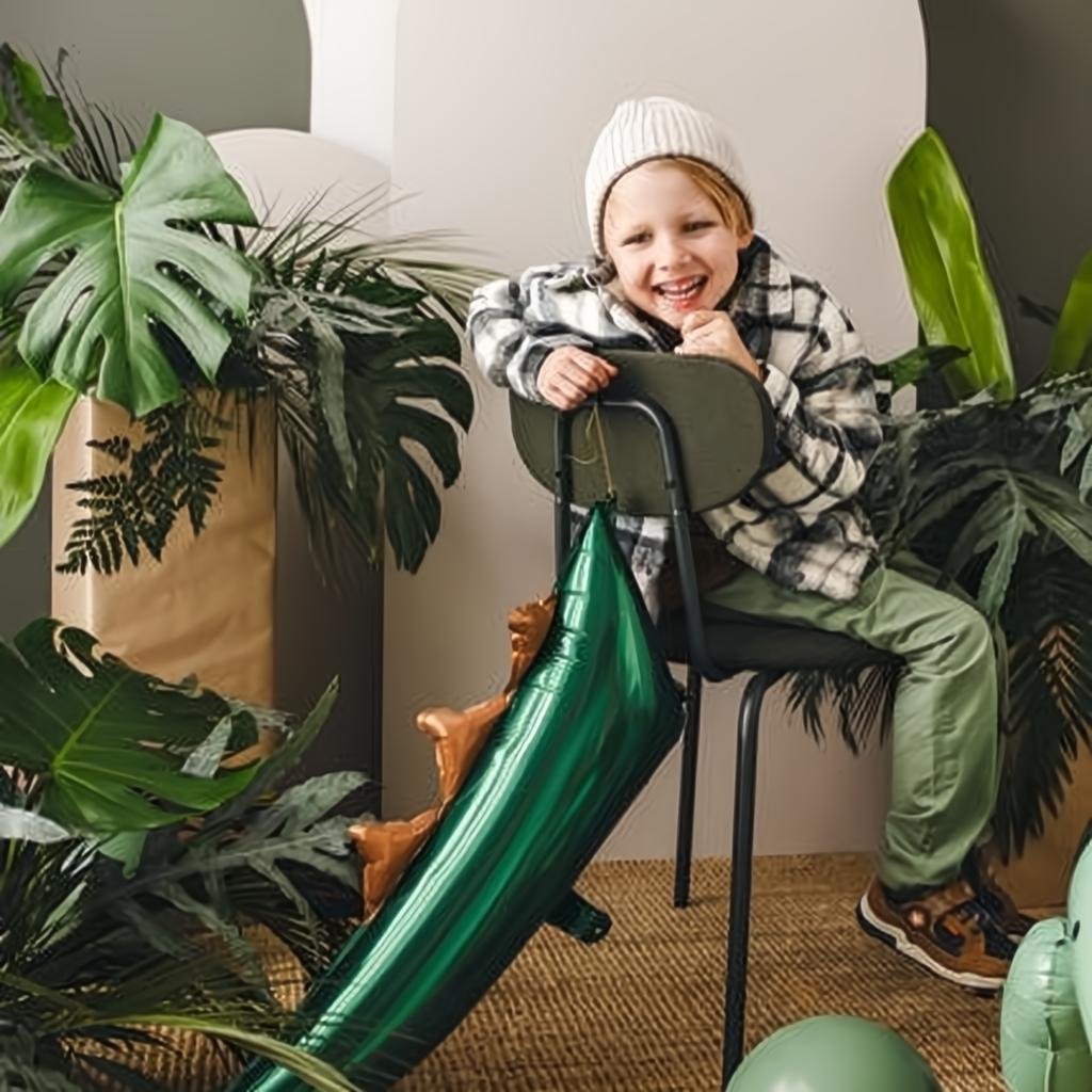 Folienballon Dinosaurierschwanz, 79x35 cm PartyDeco 4