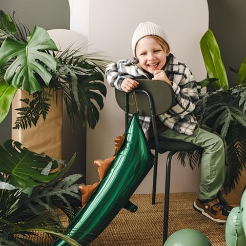 Folienballon Dinosaurierschwanz, 79x35 cm PartyDeco 4