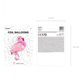 Folienballon Flamingo, rosa, 70x95cm PartyDeco 6