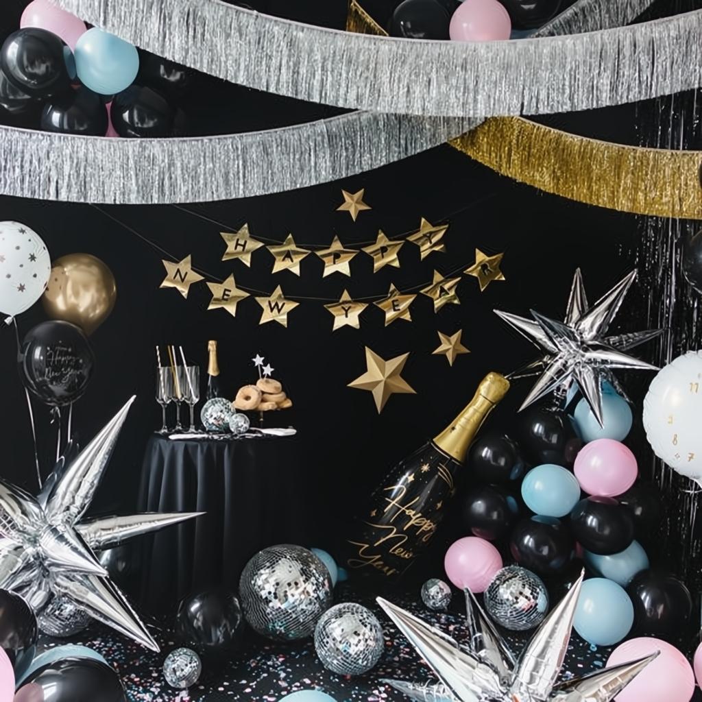 Folienballon Flasche Happy New Year, 39,5x98 cm PartyDeco 3