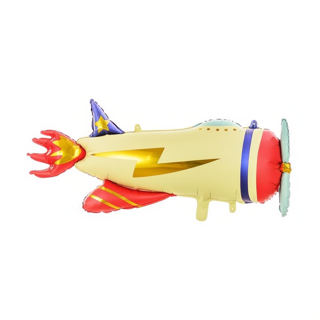 Folienballon Flugzeug, 91x39cm PartyDeco 1