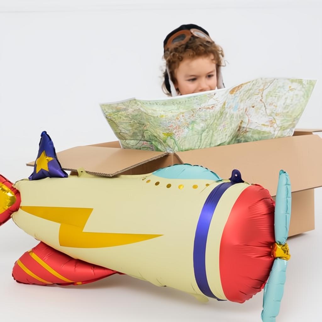 Folienballon Flugzeug, 91x39cm PartyDeco 3