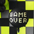 Folienballon Game over, 45 cm, Schwarz PartyDeco 2